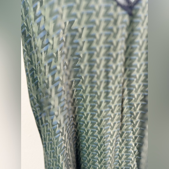 Zadig & Voltaire Risty ZV print Kaki olive green Maxi‎ Dress Size S - Picture 5 of 8